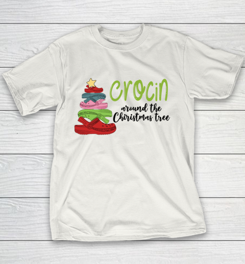Crocin Around The Christmas Tree Funny Youth T-Shirt