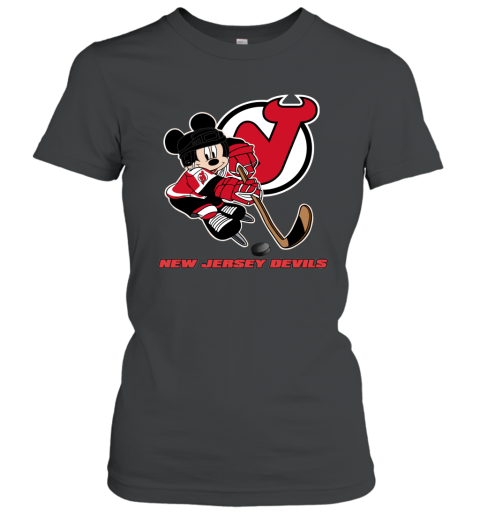 NHL New Jersey Devils Mickey Mouse Disney Hockey T Shirt Hoodie