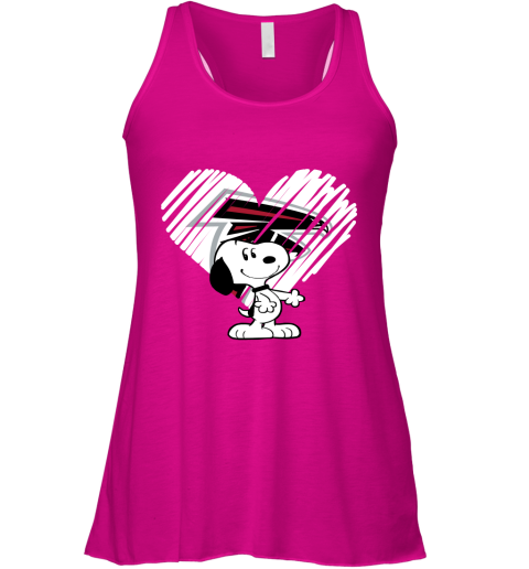 uywj a happy christmas with atlanta falcons snoopy flowy tank 32 front neon pink