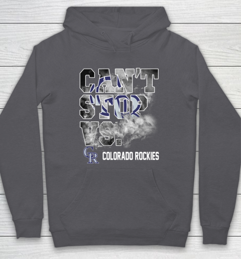 MLB Colorado Rockies Baseball Can't Stop Vs Colorado Rockies Hoodie 4