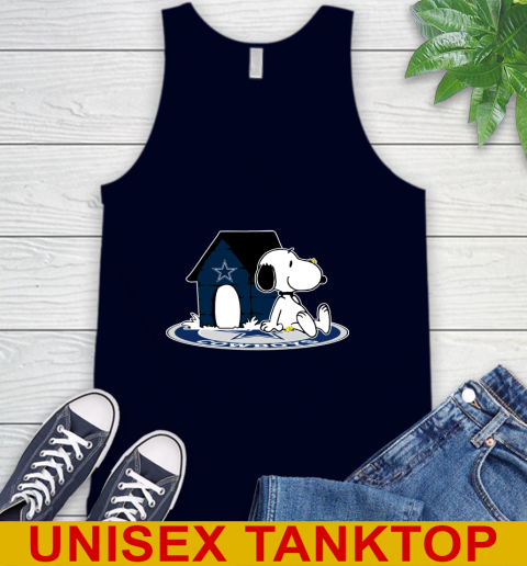 NFL Football Dallas Cowboys Snoopy The Peanuts Movie Shirt Tank Top 3
