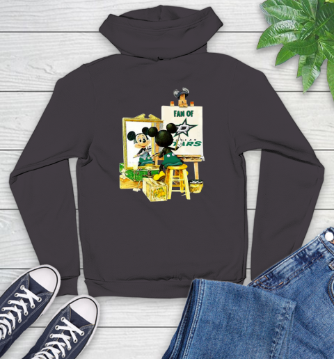 NHL Hockey Dallas Stars Mickey Drawing Shirt 128