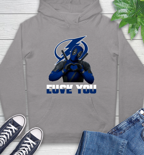 NHL Tampa Bay Lightning Deadpool Love You Fuck You Hockey Sports Hoodie 6