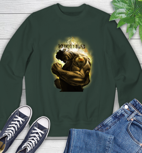 Phoenix Suns NBA Basketball Hulk Marvel Avengers Sports Sweatshirt 12