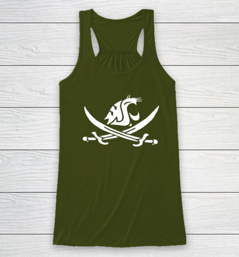 WSU Pirate Shirt Mike Leach WSU Pirate Sword Racerback Tank 2