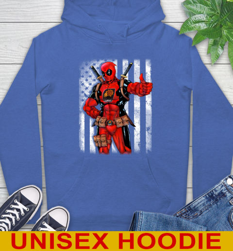NBA Basketball Phoenix Suns Deadpool American Flag Shirt Hoodie 9