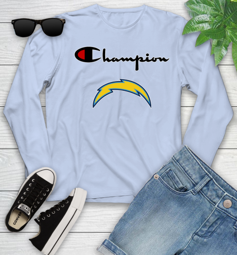 NFL Football Los Angeles Chargers Champion Shirt Youth Long Sleeve 6
