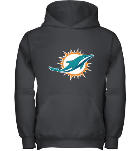 Miami Dolphins NFL Line by Fanatics Branded Aqua Vintage Victory Youth Hoodie