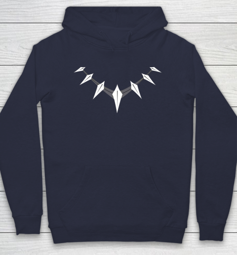 Black panther necklace hoodie 2025