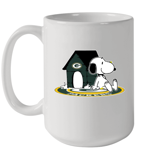 NFL Football Green Bay Packers Snoopy The Peanuts Movie Shirt Ceramic Mug 15oz