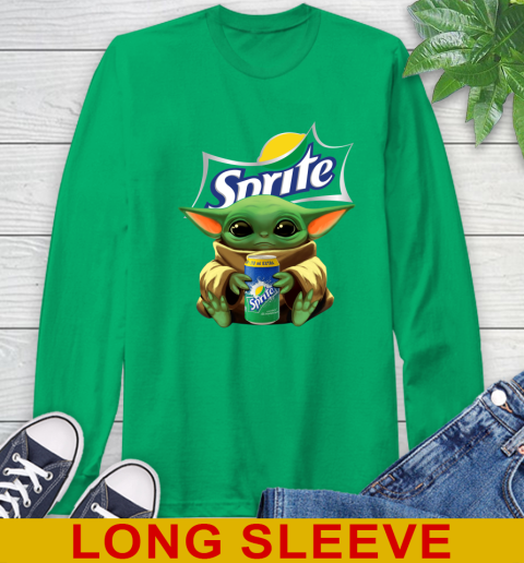 Star Wars Baby Yoda Hugs Sprite Soft Drink Shirt 64