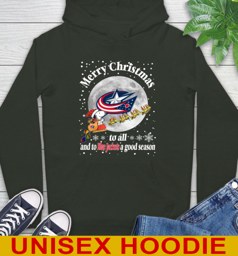 Columbus Blue Jackets Merry Christmas To All And To Blue Jackets A Good Season NHL Hockey Sports Hoodie 12