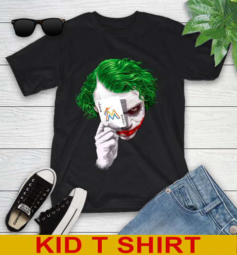 Miami Marlins MLB Baseball Joker Card Shirt Youth T-Shirt