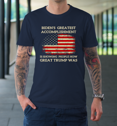 Funny Biden's Greatest Accomplishment Is Showing Trump 2024 T-Shirt 2