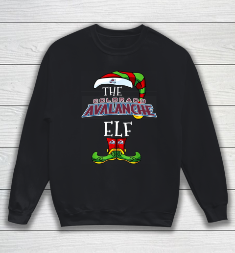 Colorado Avalanche Christmas ELF Funny NHL Sweatshirt