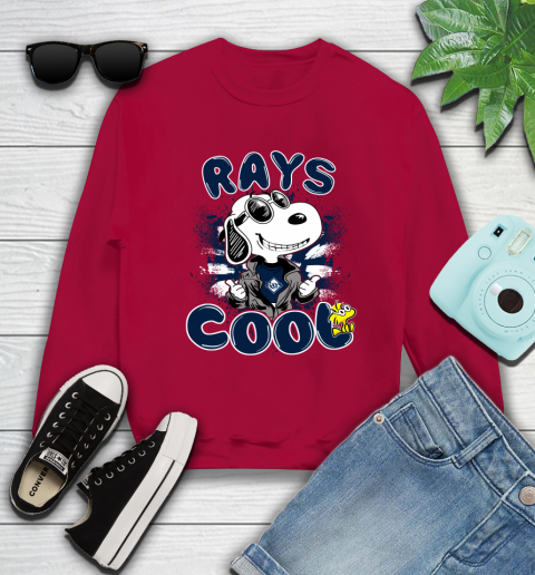 MLB Baseball Tampa Bay Rays Cool Snoopy Shirt Sweatshirt 8