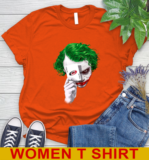 Carolina Hurricanes NHL Hockey Joker Card Shirt Women's T-Shirt 3