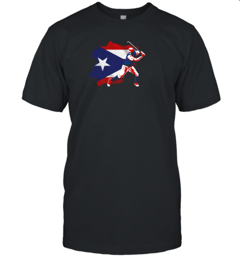 Puerto Rico Flag Shirt Baseball Player Shirt Sport Lover Unisex Jersey Tee