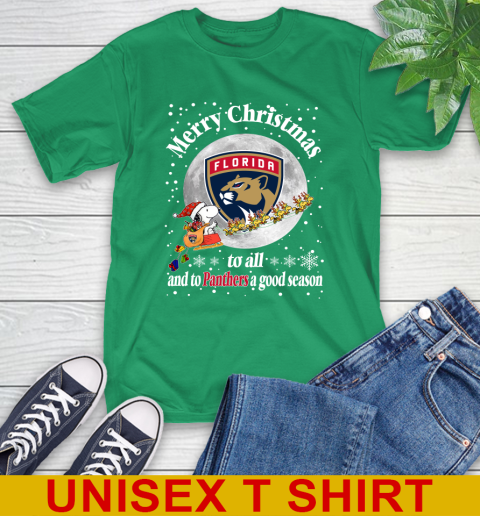 Florida Panthers Merry Christmas To All And To Panthers A Good Season NHL Hockey Sports T-Shirt 7