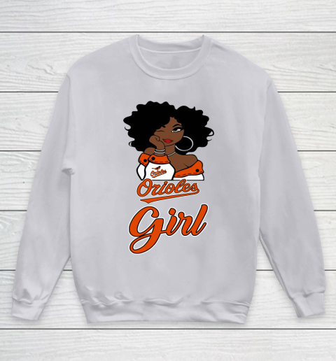 Baltimore Orioles Girl MLB Youth Sweatshirt 4