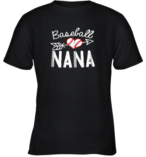 Baseball Nana Youth T-Shirt