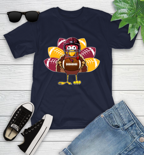 Arizona Cardinals Turkey Thanksgiving Day Youth T-Shirt 3