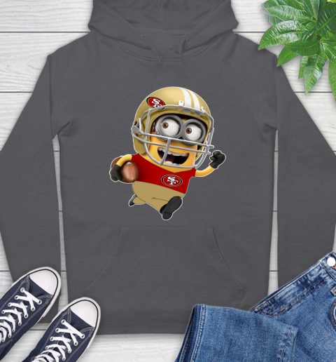 NFL San Francisco 49ers Minions Disney Football Sports Hoodie 7