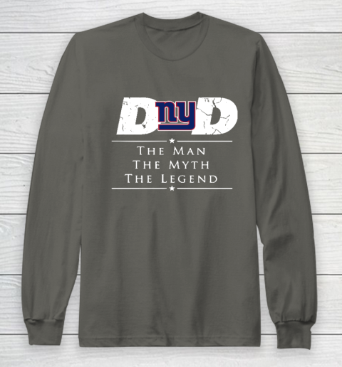 New York Giants NFL Football Dad The Man The Myth The Legend Long Sleeve T-Shirt 5