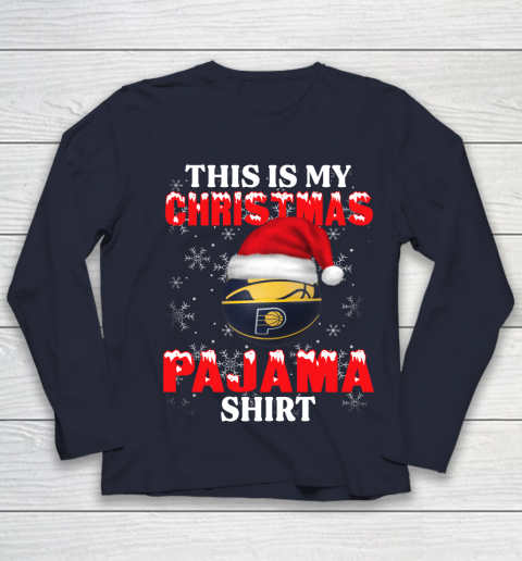 Indiana Pacers This Is My Christmas Pajama Shirt NBA Youth Long Sleeve 2