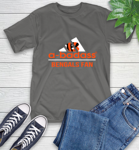 NFL A Badass Cincinnati Bengals Fan Adidas Football Sports 1 T-Shirt 10
