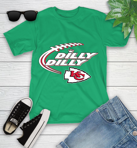 NFL Kansas City Chiefs Dilly Dilly Football Sports Youth T-Shirt 6