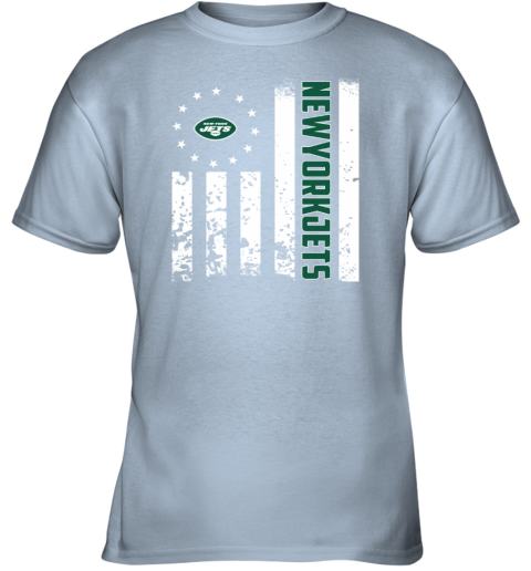 NFL New York Jets American Flag Women's T-Shirt - Rookbrand