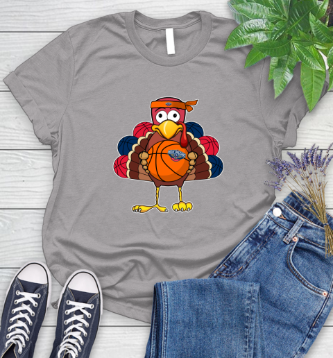 New Orleans Pelicans Turkey thanksgiving day Women's T-Shirt 5