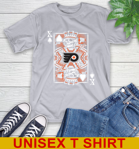 Philadelphia Flyers NHL Hockey The King Of Spades Death Cards Shirt T-Shirt 5
