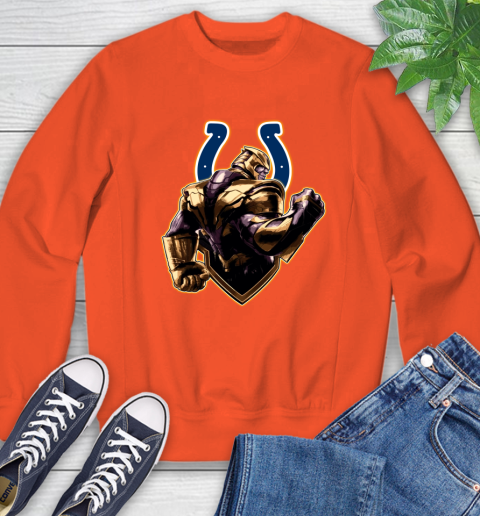 NFL Thanos Avengers Endgame Football Sports Indianapolis Colts Sweatshirt 4