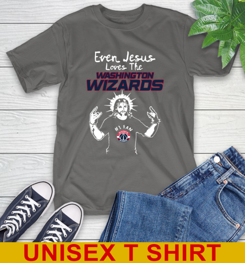 Washington Wizards NBA Basketball Even Jesus Loves The Wizards Shirt T-Shirt 10