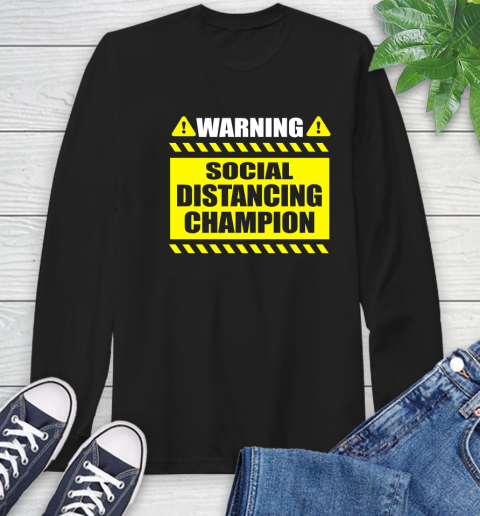 Coronavirus Shirt  Warning Social Distancing Champion 54