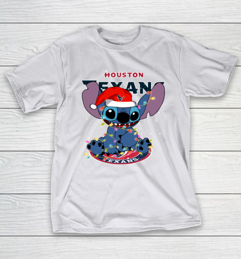 Houston Texans NFL Football noel stitch Christmas T-Shirt 9