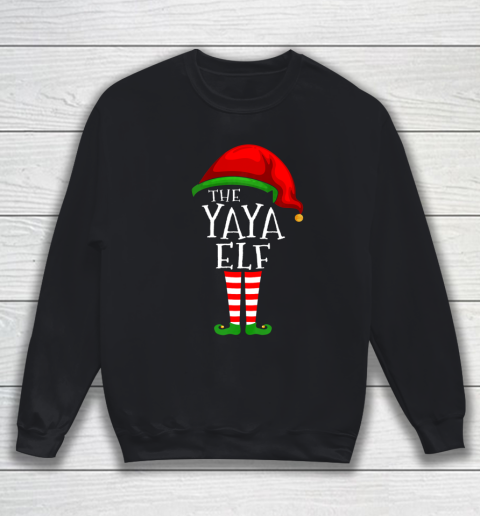 Yaya Elf Family Matching Group Christmas Gift Funny Sweatshirt