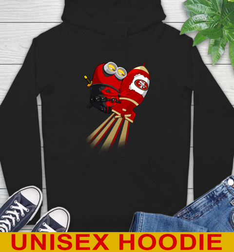 NFL Football San Francisco 49ers Deadpool Minion Marvel Shirt Hoodie