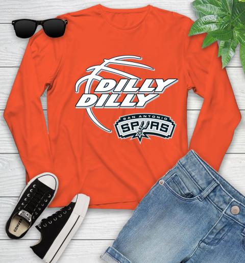 NBA San Antonio Spurs Dilly Dilly Basketball Sports Youth Long Sleeve 4