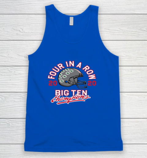 OSU 2020 Big Ten Champions 2020 Four In A Row Tank Top 4