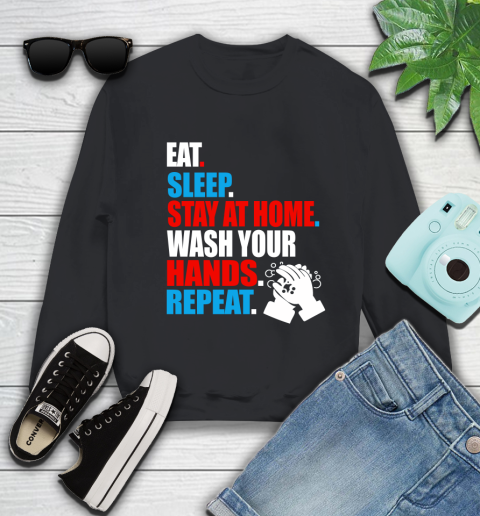 Coronavirus Shirt  Eat Sleep Stay At Home Wash Your Hands Repeat Shirt 25
