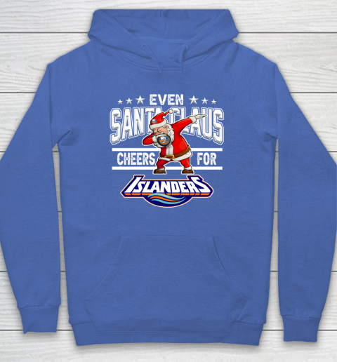New York Islanders Even Santa Claus Cheers For Christmas NHL Hoodie 6