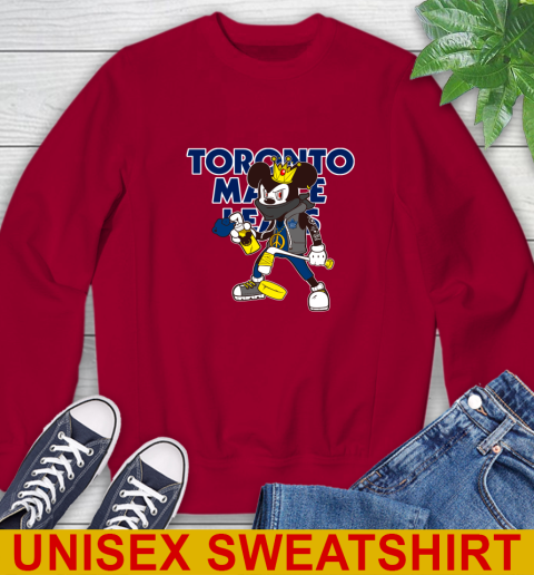 Toronto Maple Leafs NHL Hockey Mickey Peace Sign Sports Sweatshirt 7