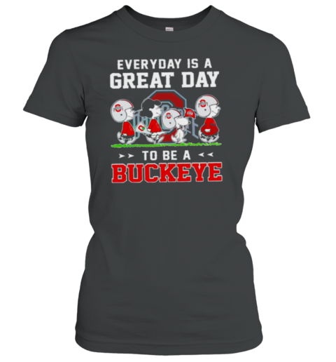 Ohio State Buckeyes Peanuts Everyday Is A Great Day To Be A Buckeye Women's T-Shirt