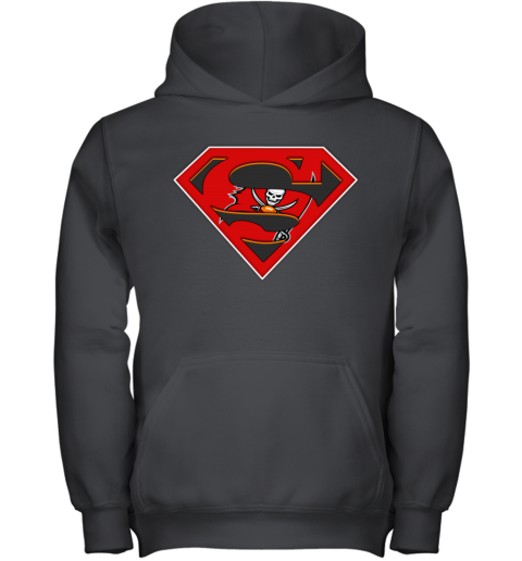 Youth Red Tampa Bay Buccaneers Logo Pullover Hoodie