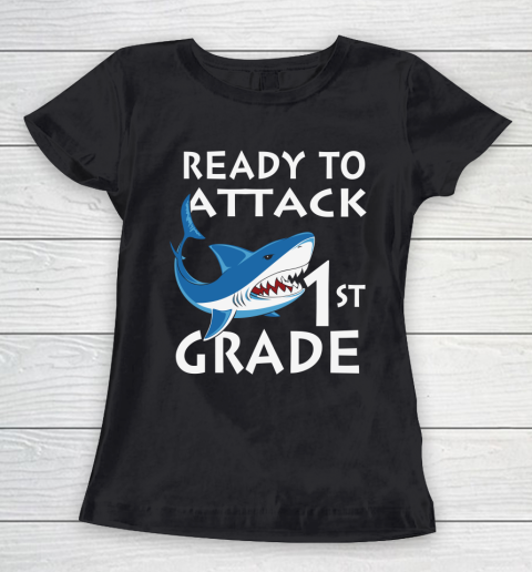 Back To School Shirt Ready to attack 1st grade 1 Women's T-Shirt