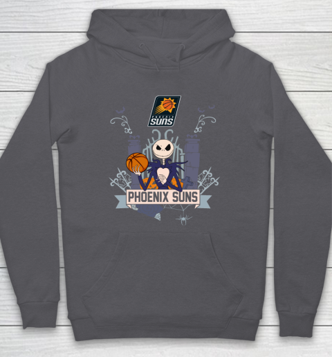 NBA Phoenix Suns Basketball Jack Skellington Halloween Hoodie 4