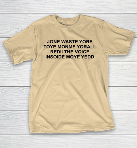 Jone Waste Yore Funny I Miss You Blink 182 T-Shirt 5